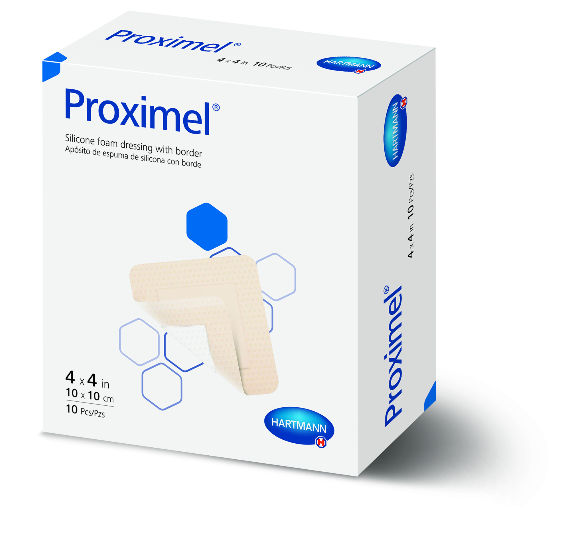 Proximel silicone foam dressings