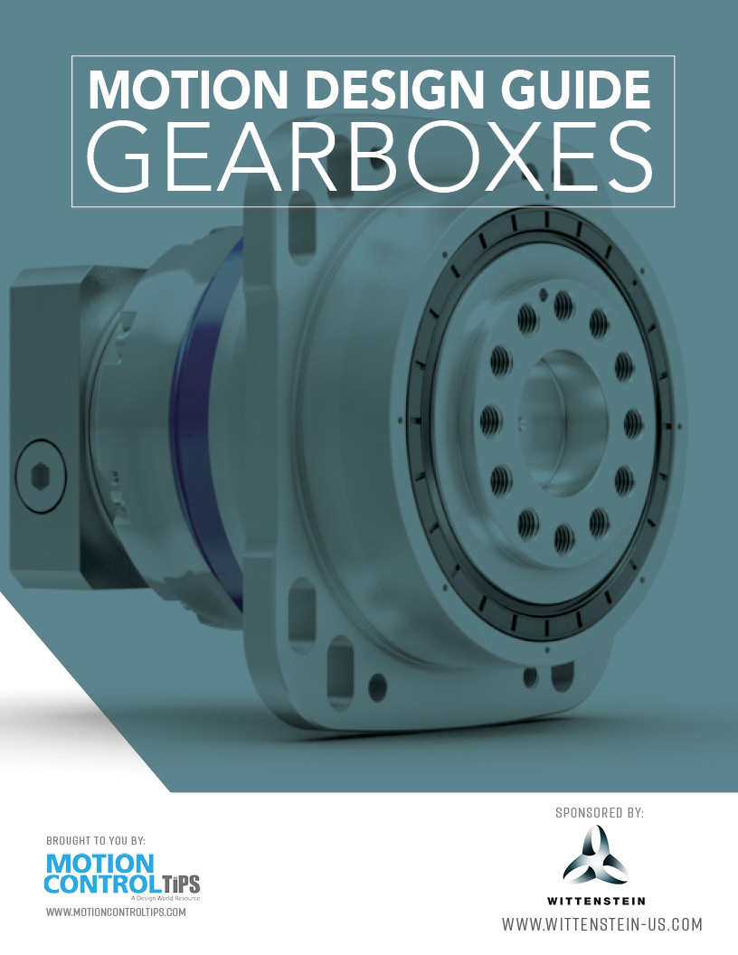 Motion Control Tips Design Guide Gearboxes