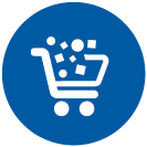 new purchases shopping cart icon
