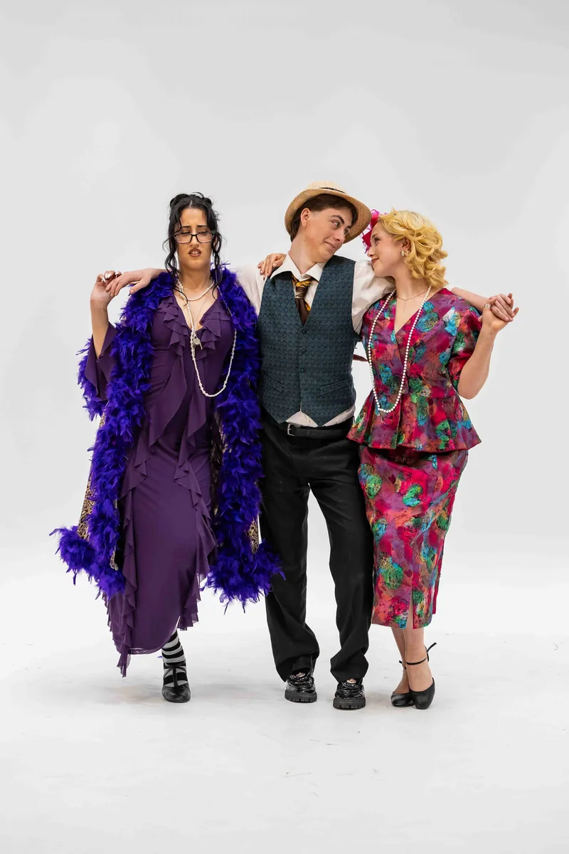 Miss Hannigan, Rooster and Lily plotting together