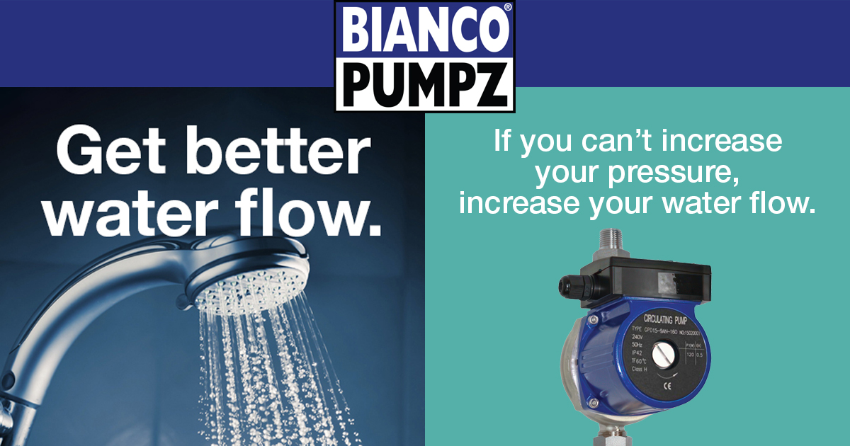 Bianco Hot Water Booster Pump