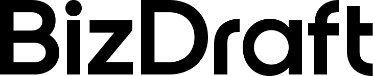 BizDraft logo and homepage