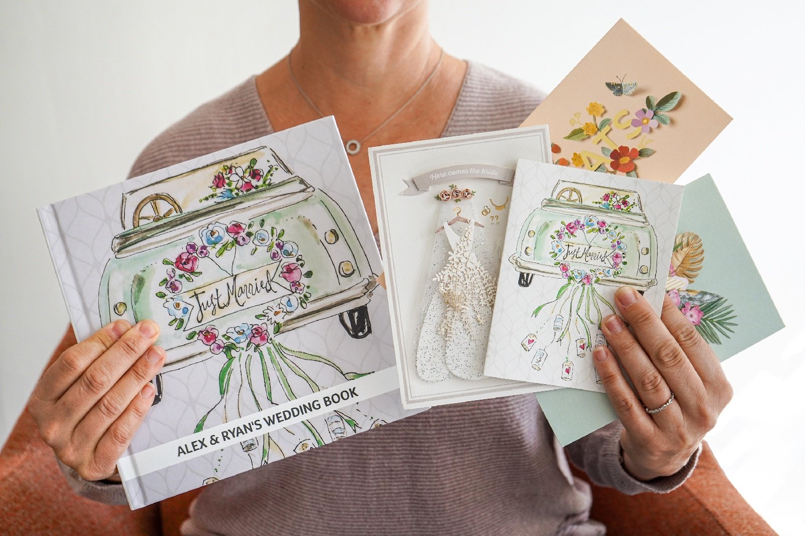 Transform your wedding cards into a keepsake book!