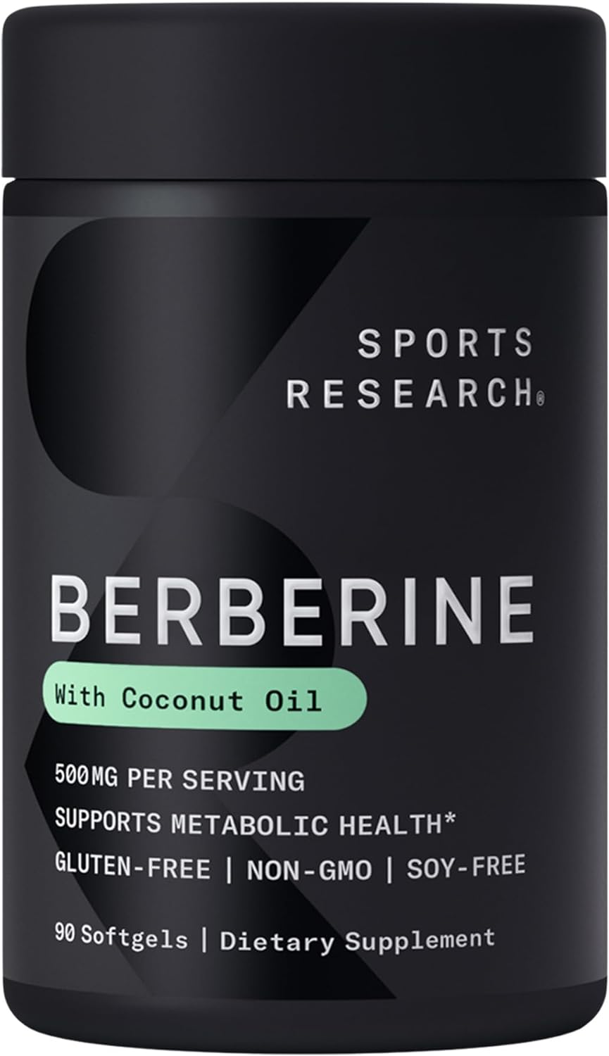 Sports Research Berberine with Coconut Oil
