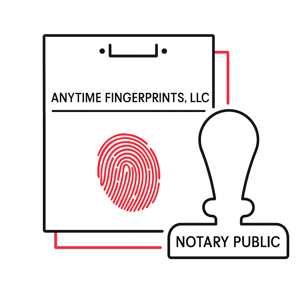 Anytime Fingerprints Logo