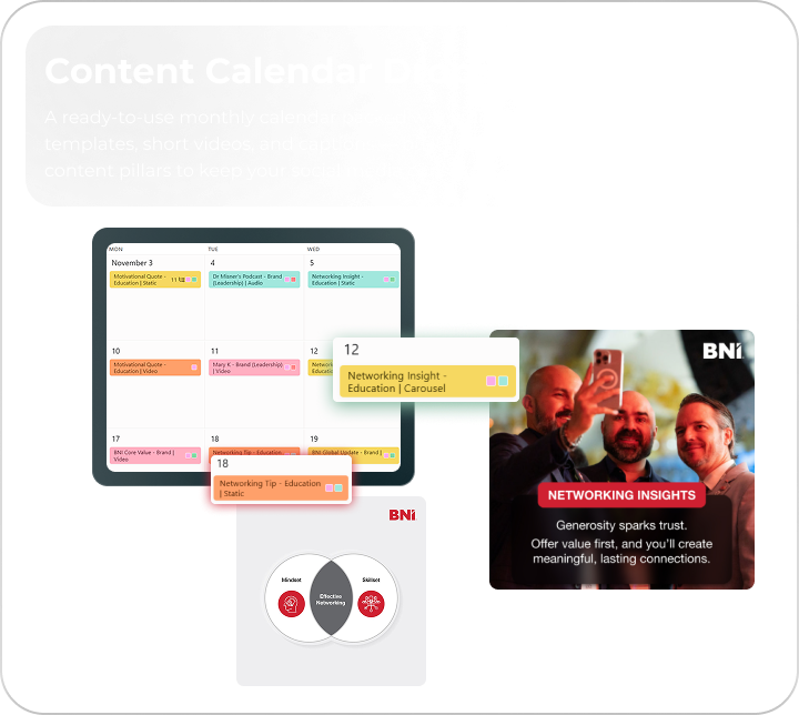 Content Calendar Drops