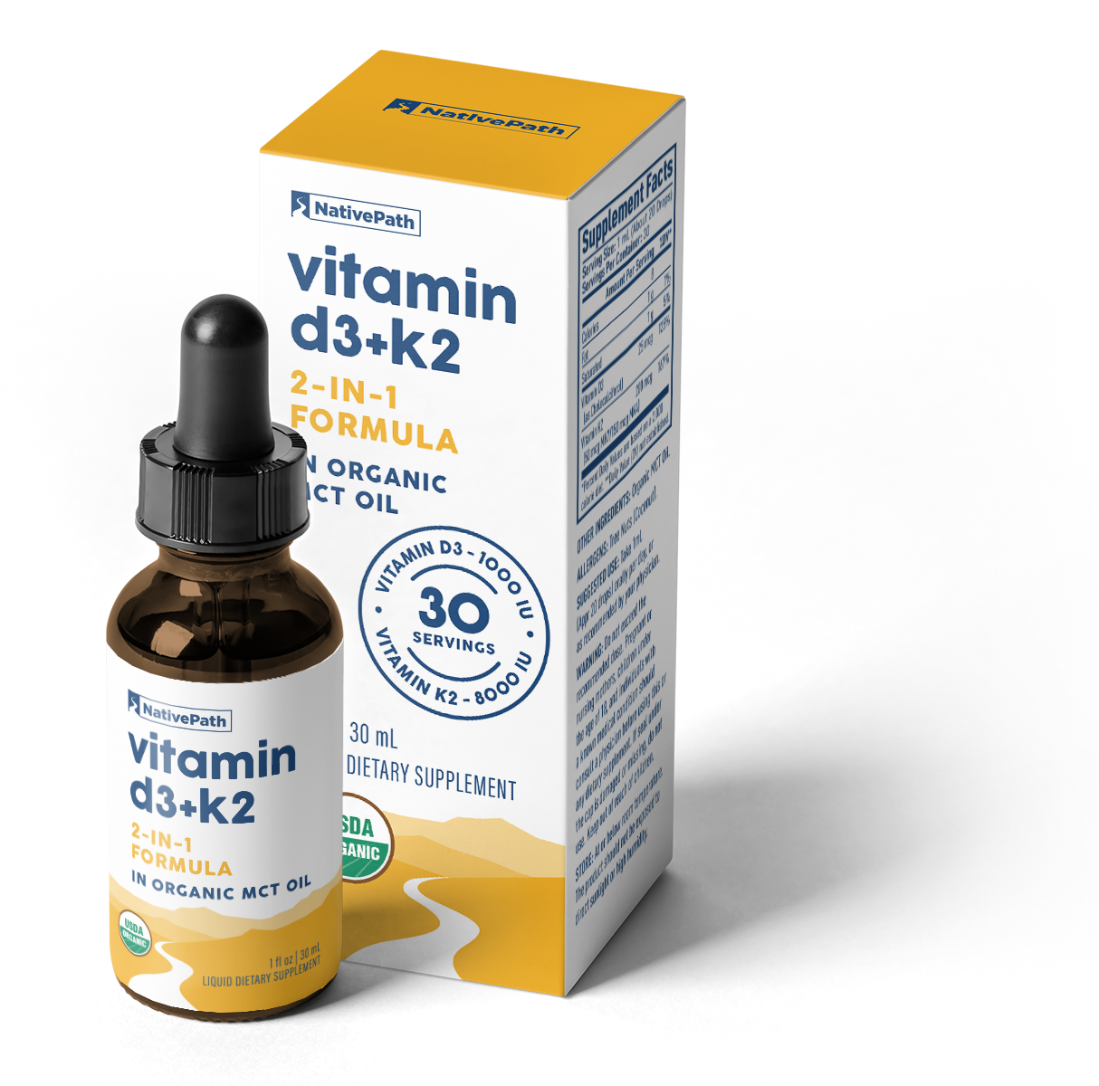 NativePath Vitamin D3 + K2