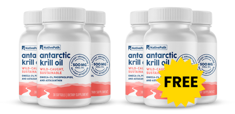 Buy 3 Get 3 Free — 6 bottles of NativePath Antarctic Krill Oil