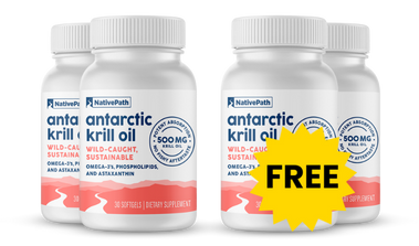 Buy 2 Get 2 Free — 4 bottles of NativePath Antarctic Krill Oil