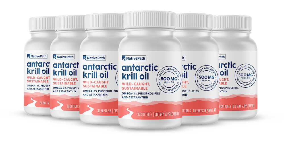 NativePath Antarctic Krill Oil &mdash; 6 bottles