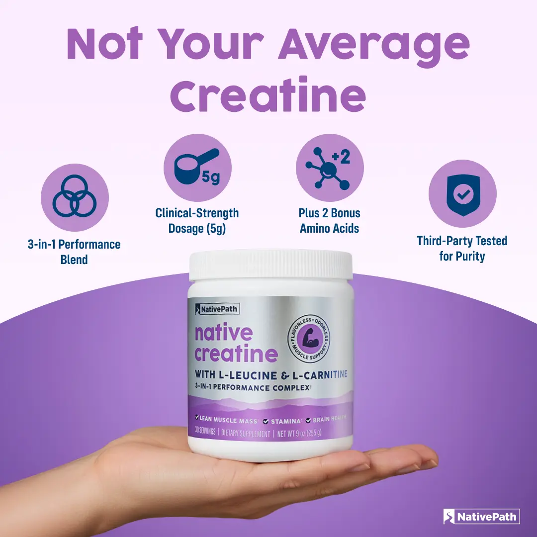 NativePath Creatine lifestyle shot