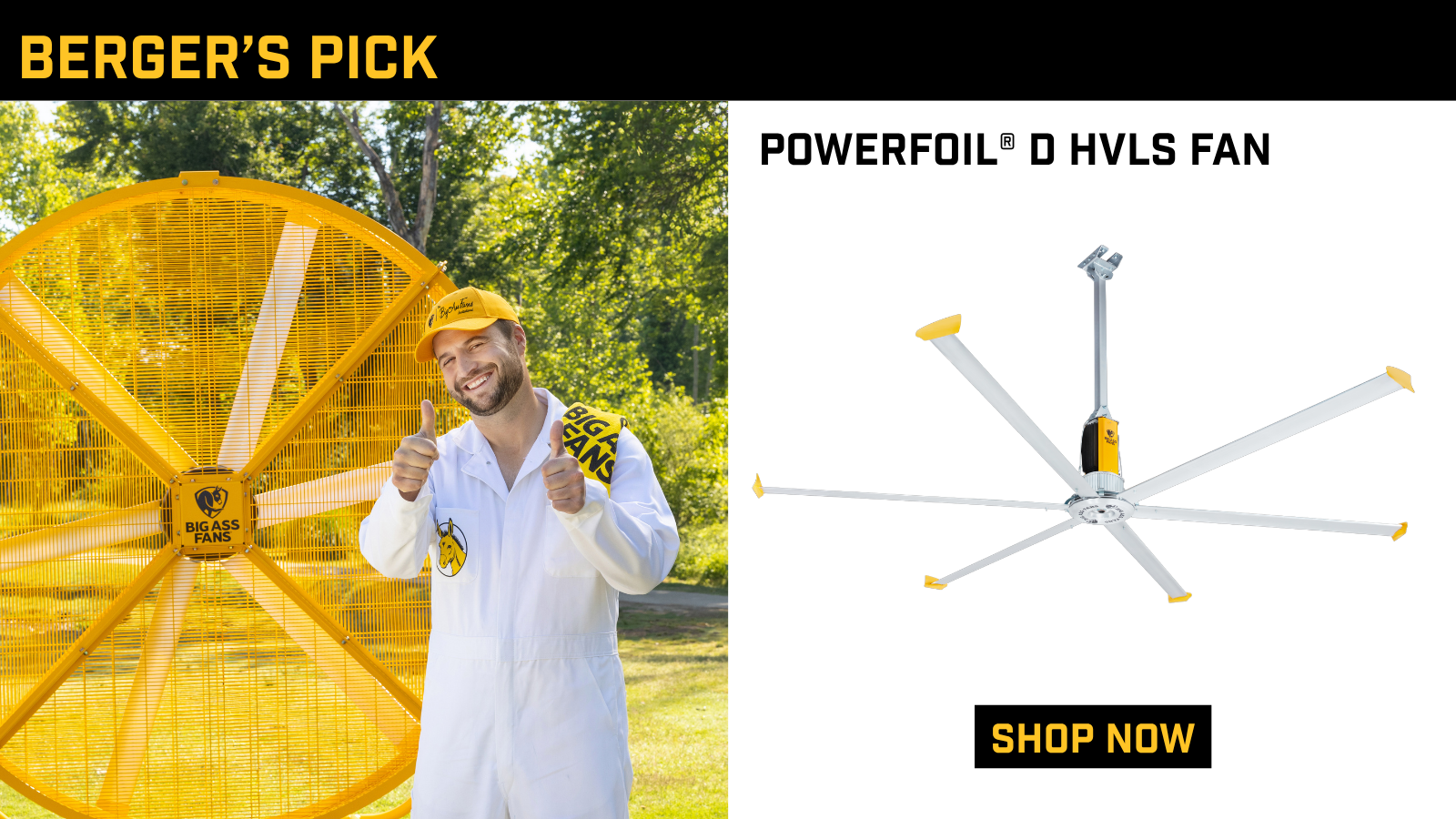Powerfoil D HVLS Fan