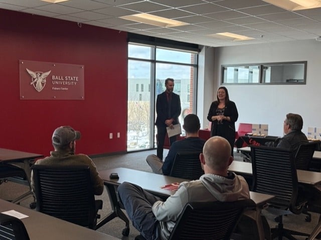 Group of public managers training CPM at Ball State Fishers
