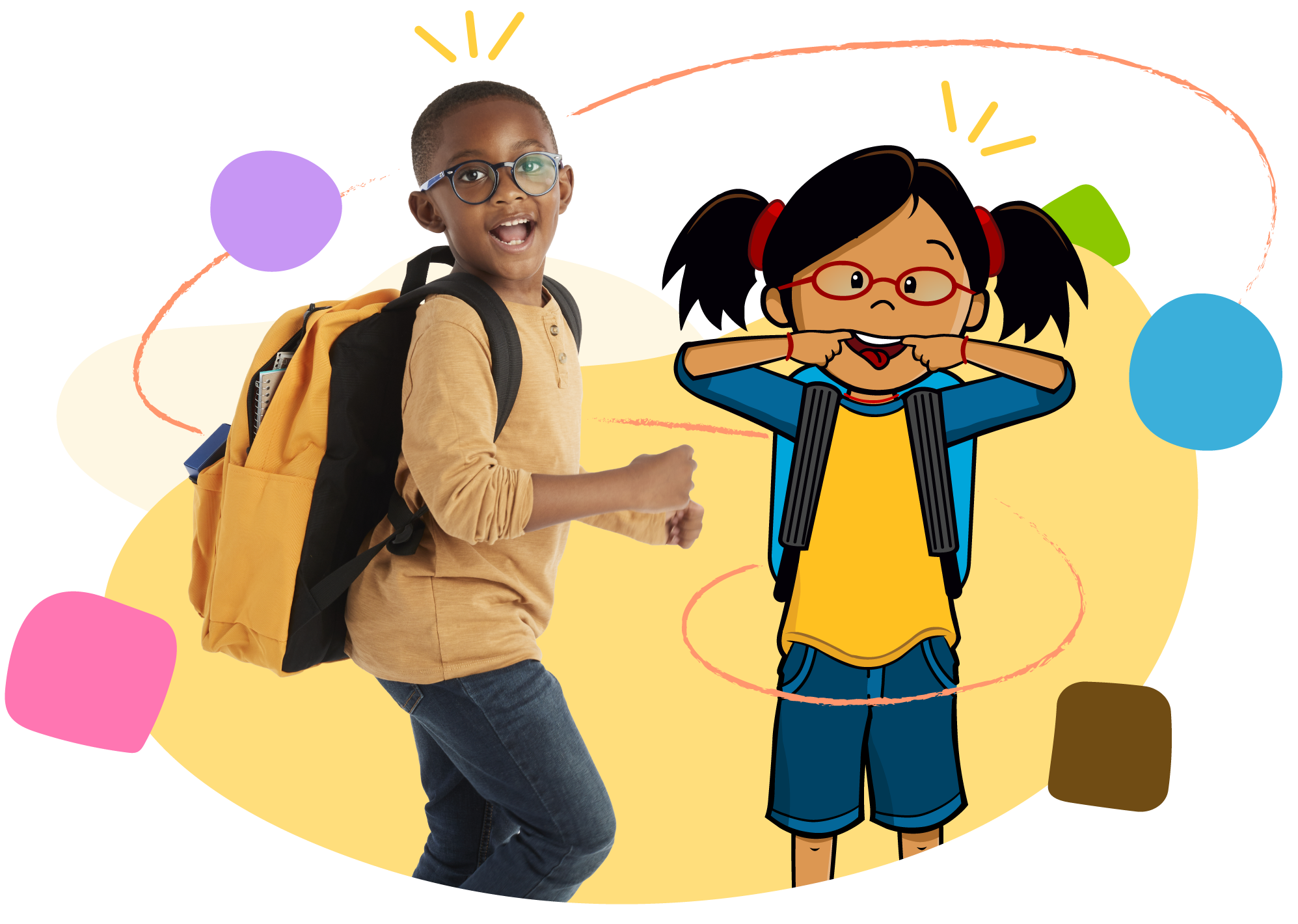 Backpack Picture for Classroom / Therapy Use - Great Backpack Clipart