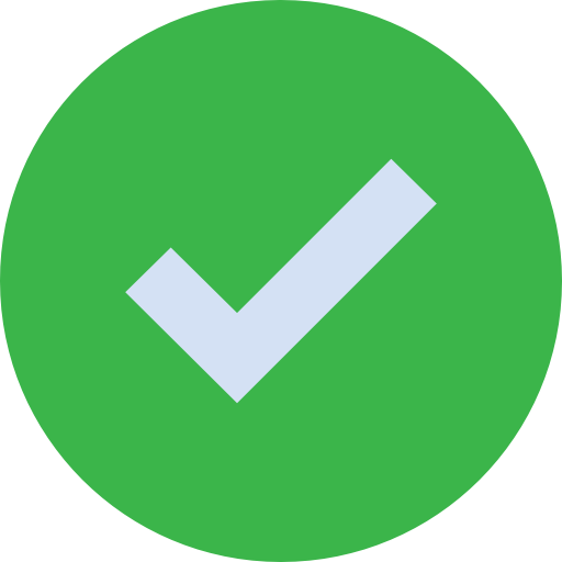 green check mark