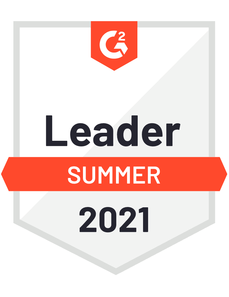 G2 Summer 2021 Leader Badge