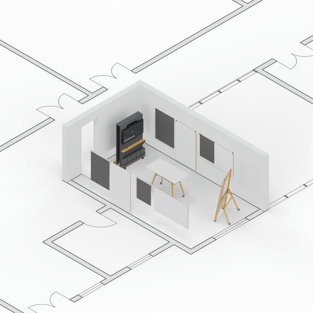 Whiteboards in kleinen Räumen