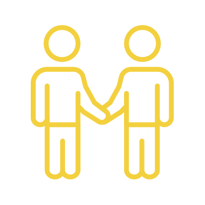 Boarding students icon