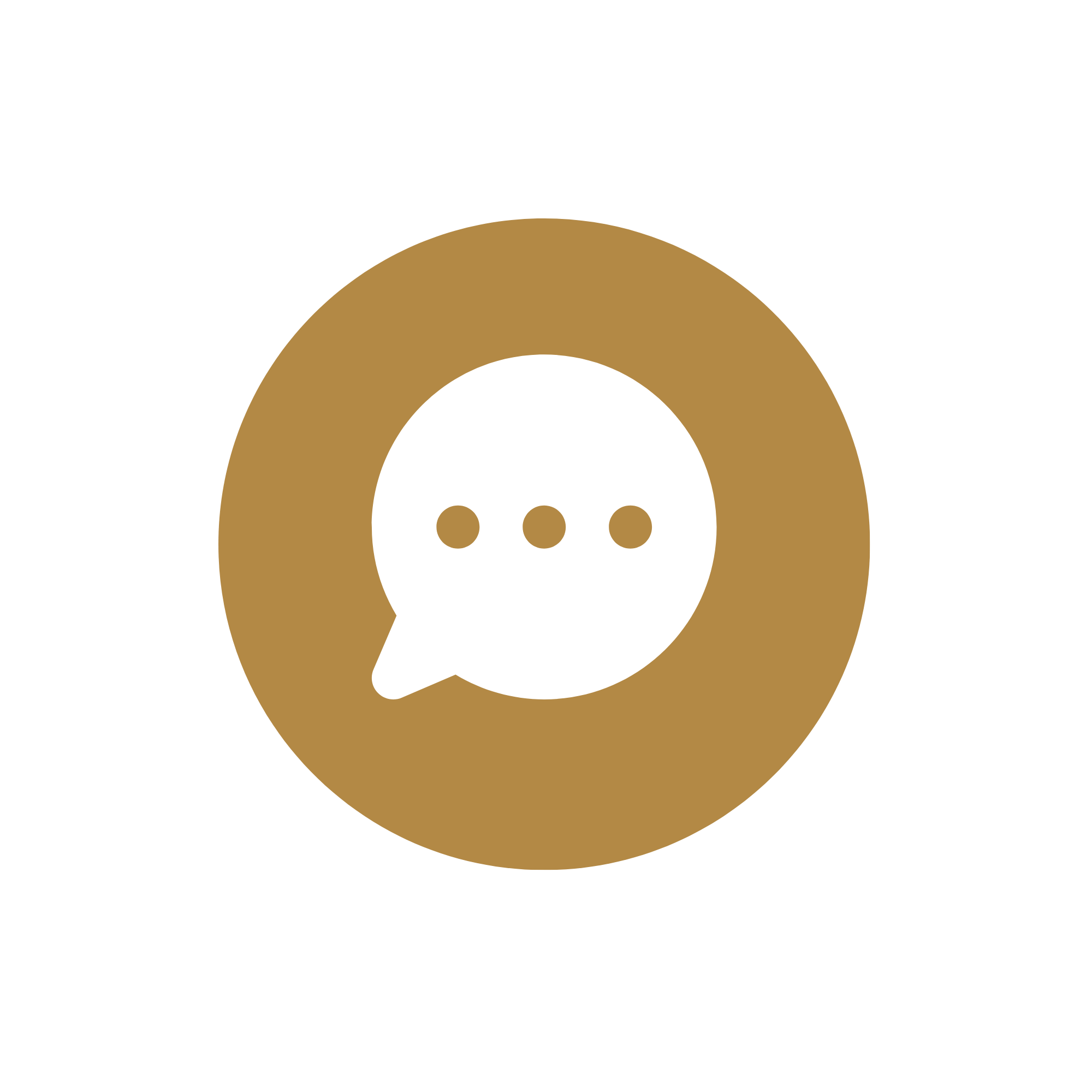 Circular icon representing a simple closing process.