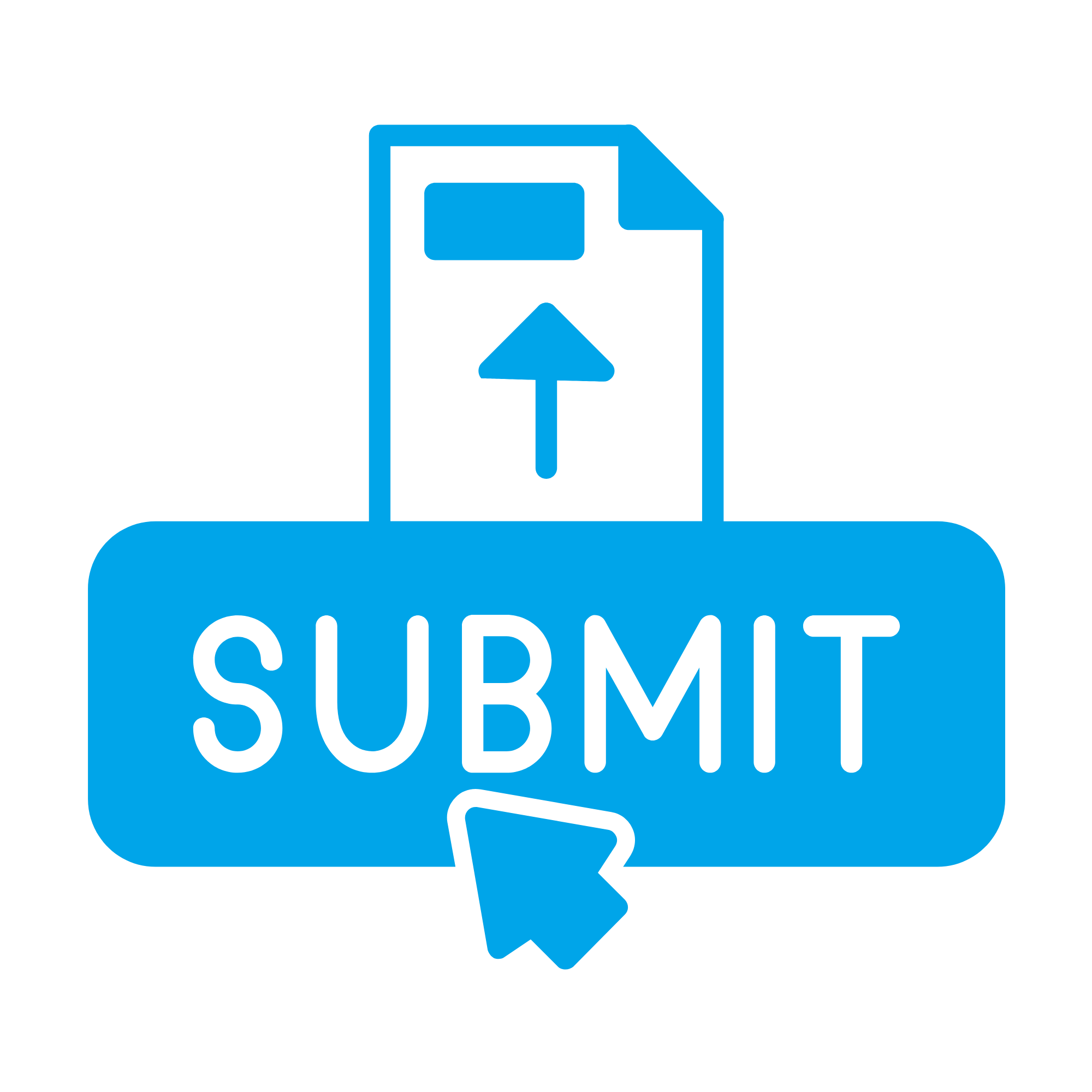 Circular icon showing a pen outline.