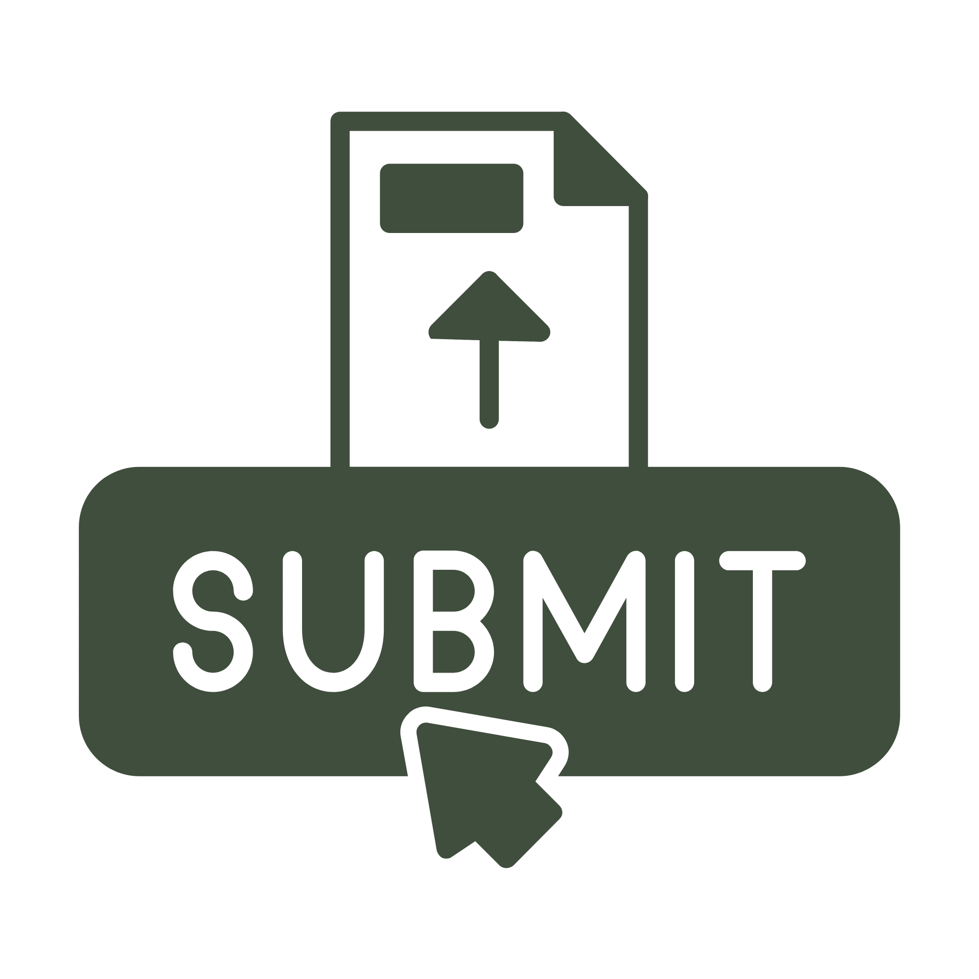Circular icon showing a pen outline.