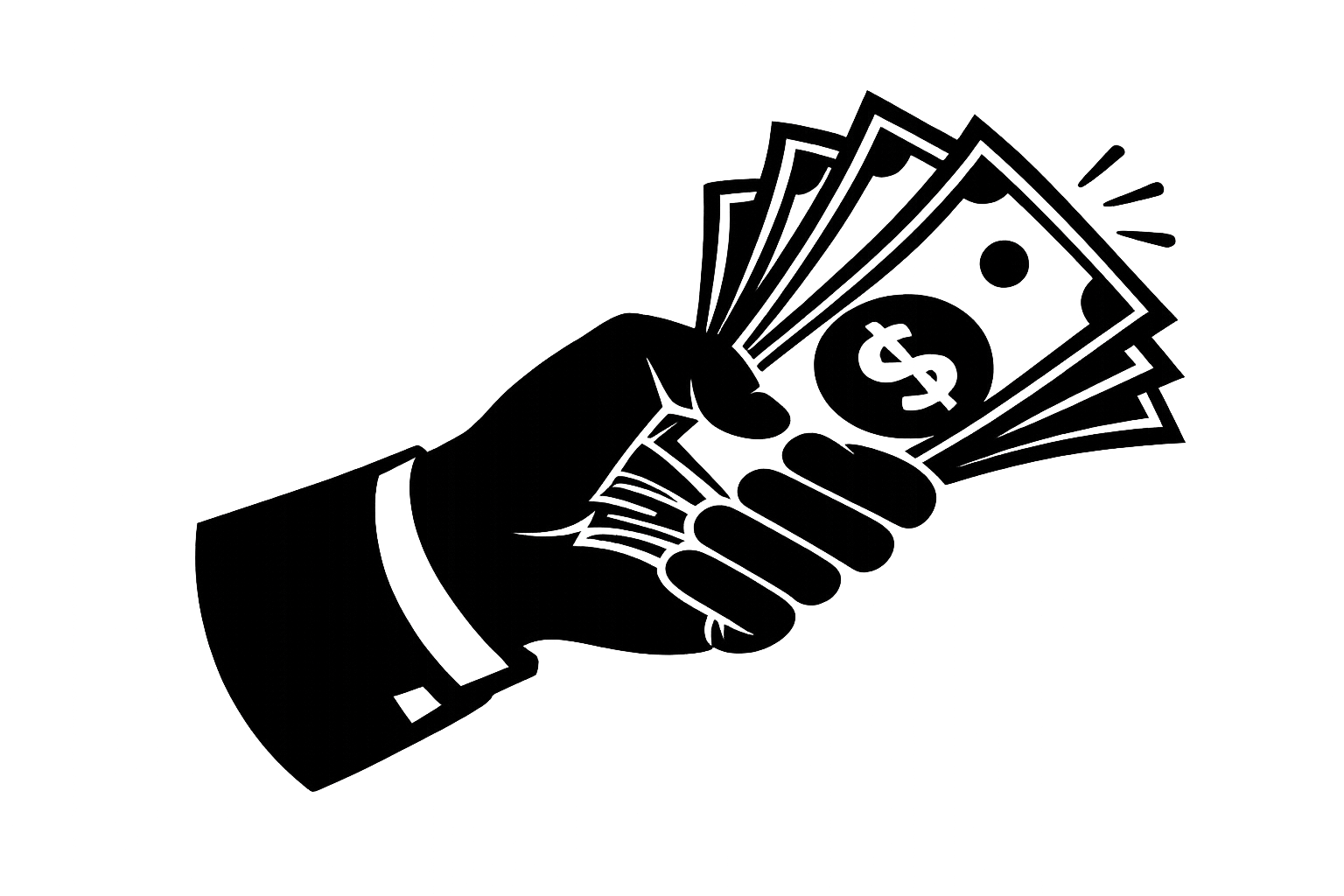 Circular icon representing a cash offer