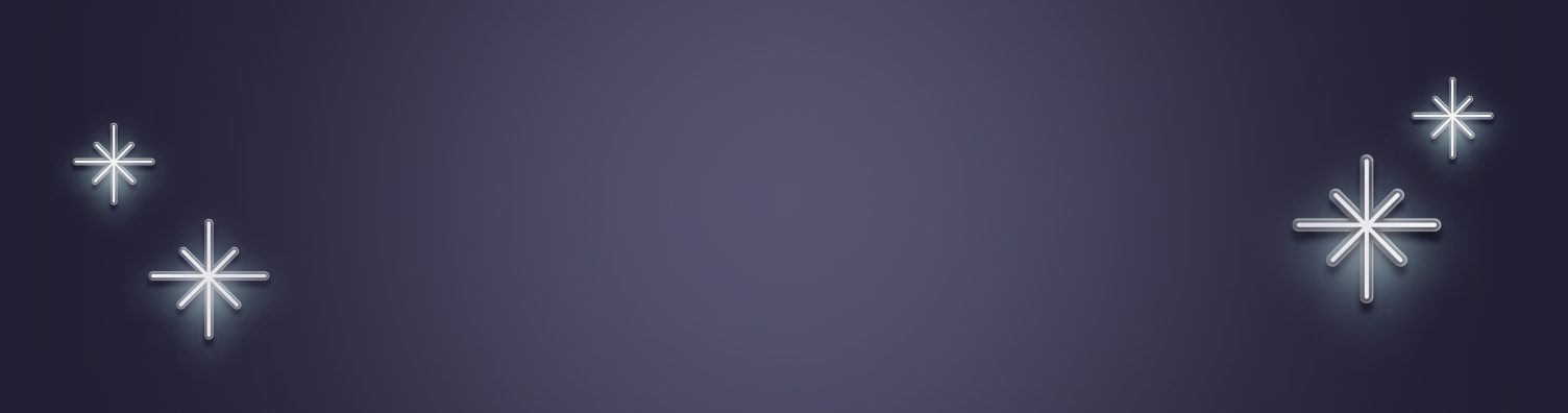 Gradient Background with Star decorations