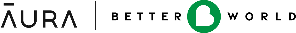 Aura & Better World Partnership Logo