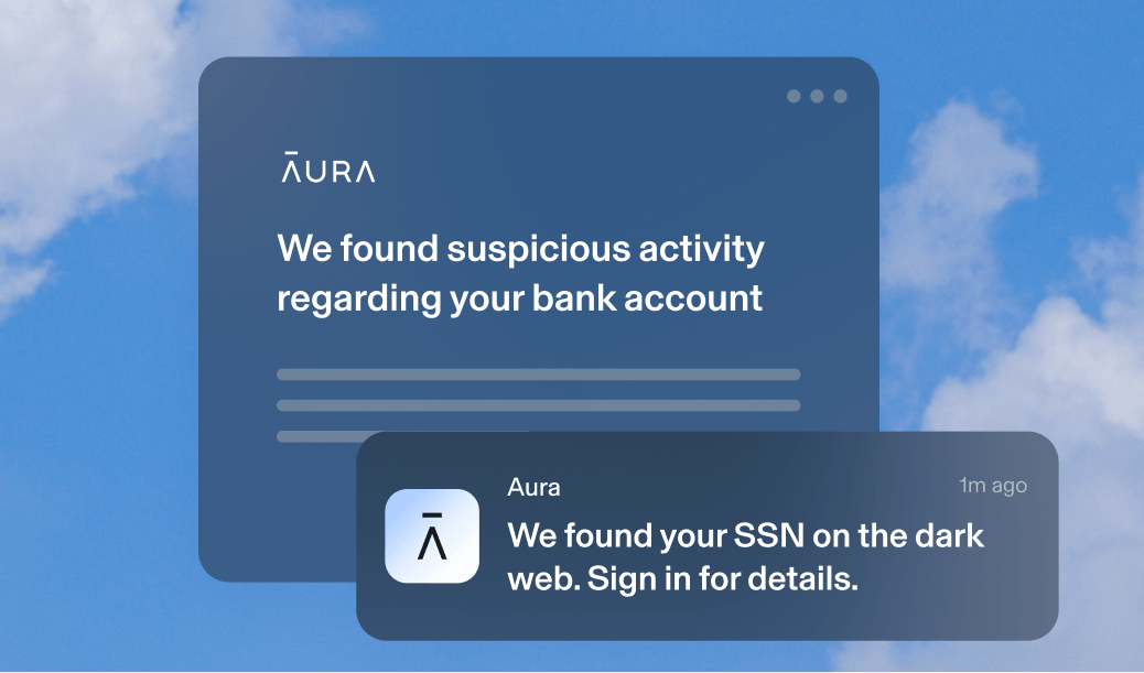 Dashboard showing digital account cleanup progress with 2,000 emails scanned, 820 accounts found, and 4 accounts deleted, with a rescan button.