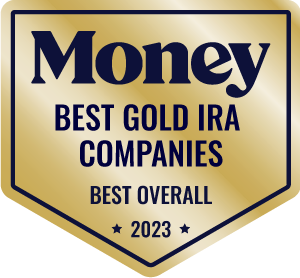 Named Best Gold Ira Company Badge