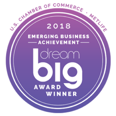 emerging business achievement logo