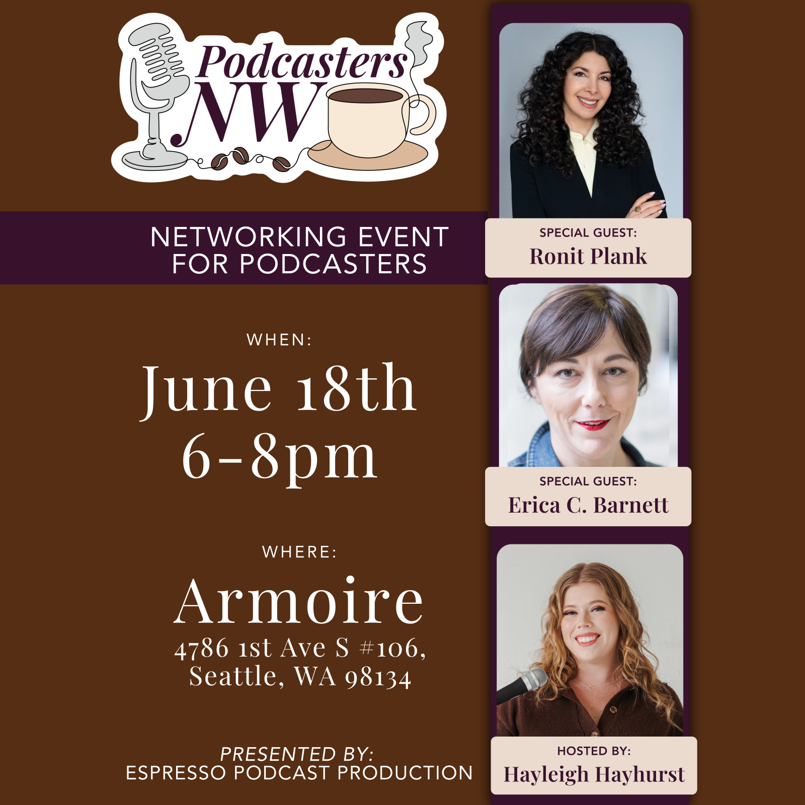 Podcasters NW June Meetup
