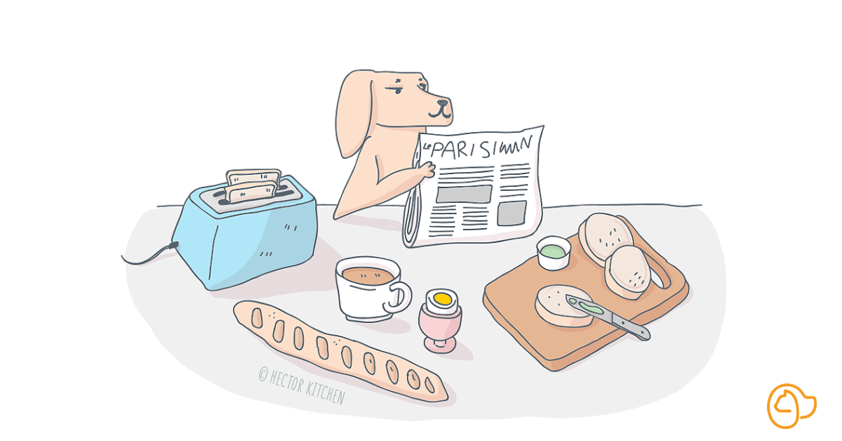 Donner du pain à son chien 