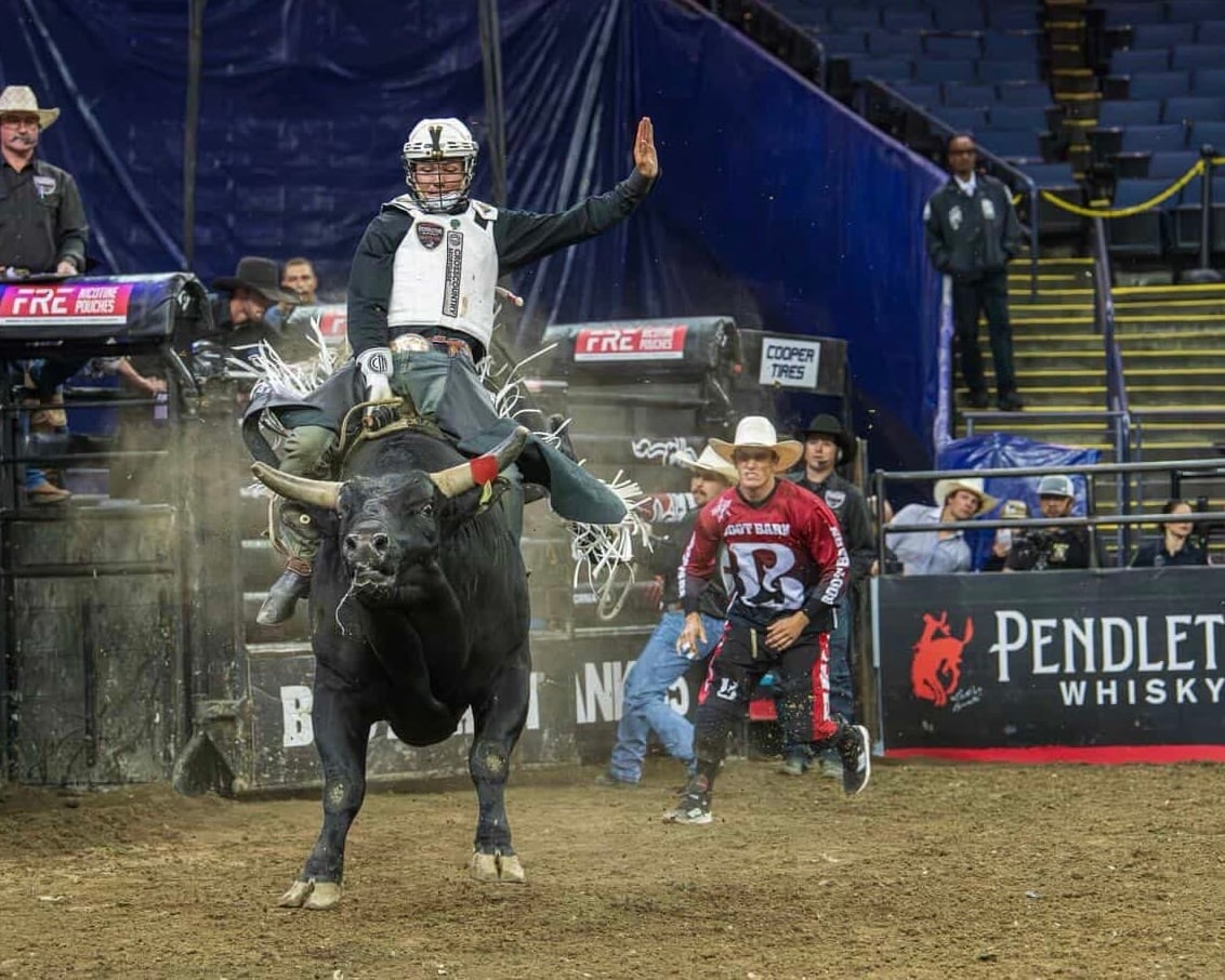 King riding at the Modern Mortgage Summit