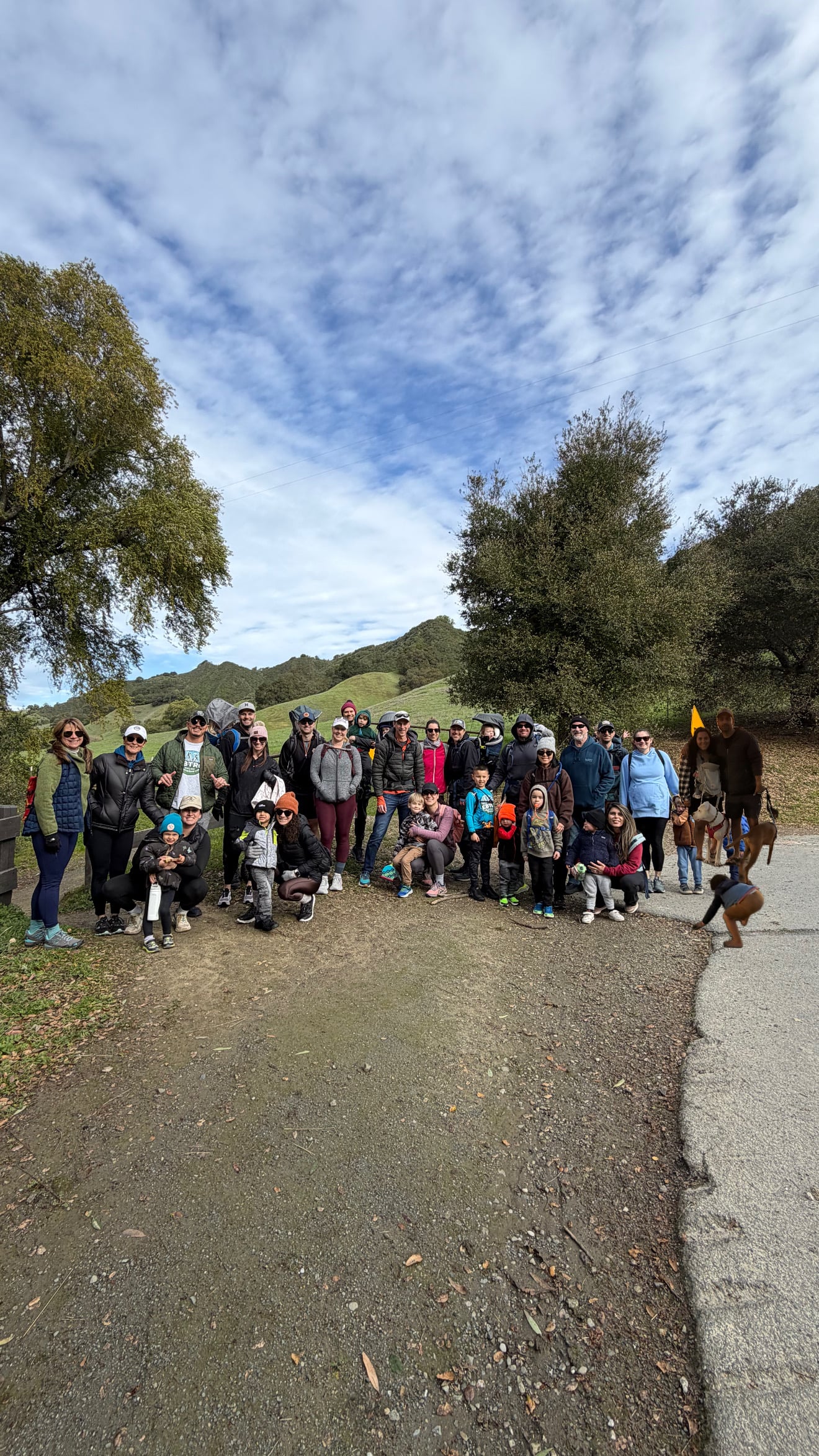 East Bay Toddler Ruck Club on the trail