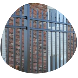 PINCHED SPEAR ALUMINUM FENCE
