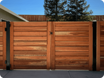 wooden fence