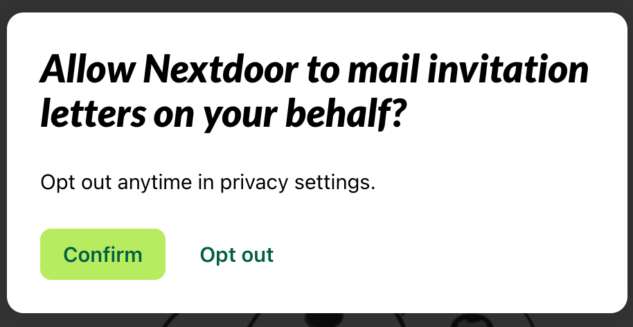 About Nextdoor mailed invitations - Nextdoor Blog