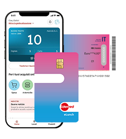 Buoni e-lunch in formato app, cartaceo ed e-card