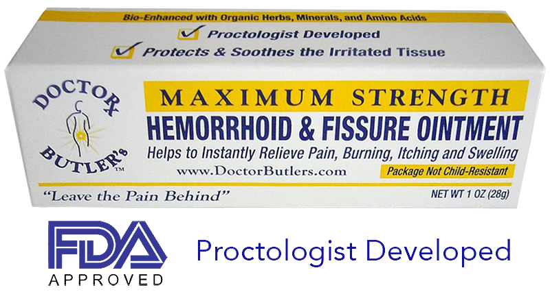 Doctor Butler S Hemorrhoid And Fissure Ointment Official Site