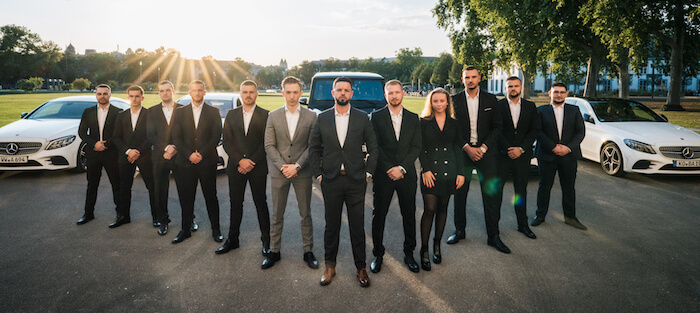 Arben Veseli mit Team Baulig