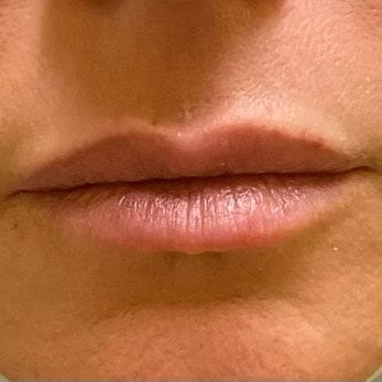 Close up image of a person's face