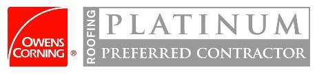 Owens Corning Platinum Preferred Contractor Roofing logo
