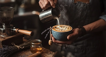 Honey Lavender Latte