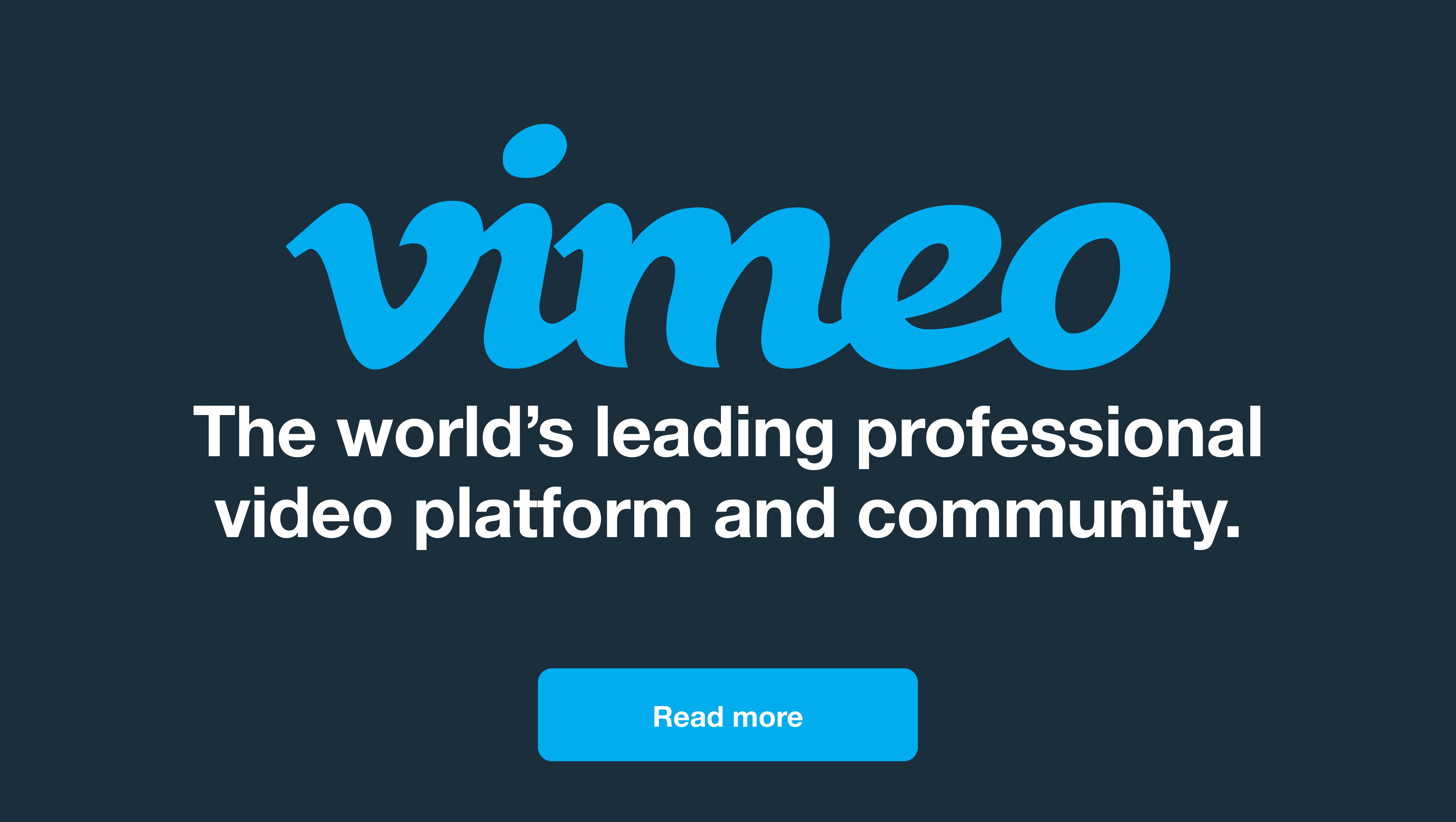 Vimeo About Vimeo