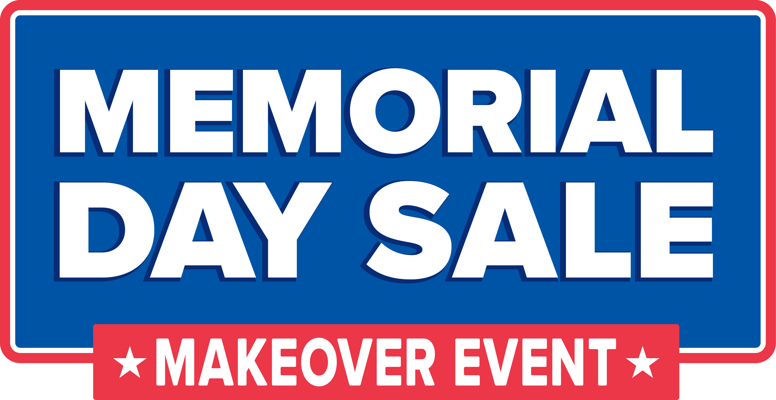 Memorial Day Sale Makeover Event
